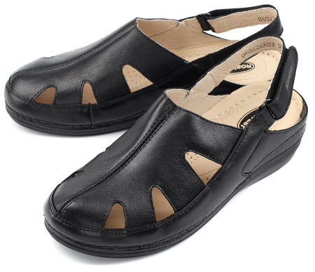 ЖЕНСКИЕ САБО НАТУРАЛЬНАЯ КОЖА РОСВЕСТ РОССИЯ