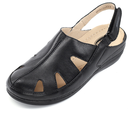 ЖЕНСКИЕ САБО НАТУРАЛЬНАЯ КОЖА РОСВЕСТ РОССИЯ