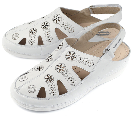 ЖЕНСКИЕ САБО НАТУРАЛЬНАЯ КОЖА РОСВЕСТ РОССИЯ