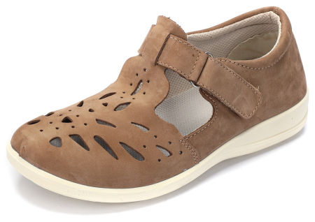 ЖЕНСКИЕ ОРТОПЕДИЧЕСКИЕ  ТУФЛИ НАТУРАЛЬНАЯ КОЖА НУБУК СУПЕРКОМФОРТ АЛМИ РОССИЯ