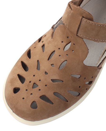 ЖЕНСКИЕ ОРТОПЕДИЧЕСКИЕ  ТУФЛИ НАТУРАЛЬНАЯ КОЖА НУБУК СУПЕРКОМФОРТ АЛМИ РОССИЯ