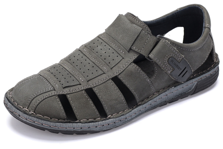 МУЖСКИЕ САНДАЛИИ НАТУРАЛЬНАЯ КОЖА (НУБУК) РОСВЕСТ РОССИЯ
