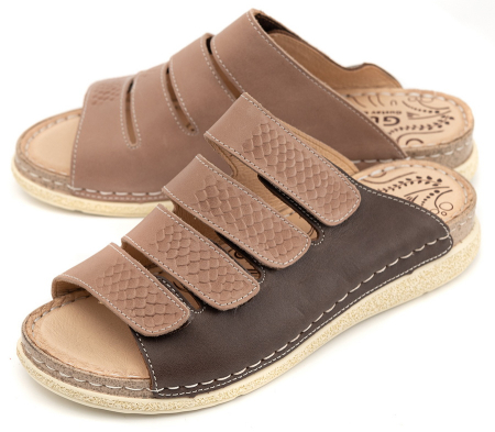 ЖЕНСКИЕ САБО НАТУРАЛЬНАЯ КОЖА GUGU ГЕРМАНИЯ