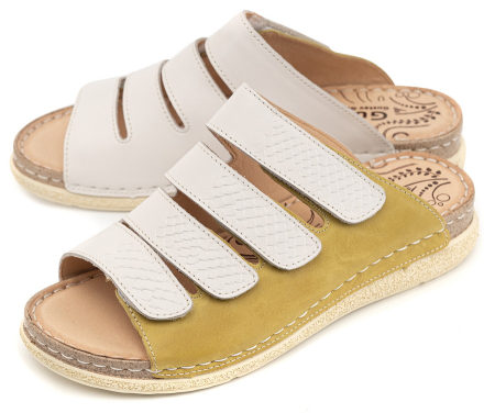 ЖЕНСКИЕ САБО НАТУРАЛЬНАЯ КОЖА GUGU ГЕРМАНИЯ