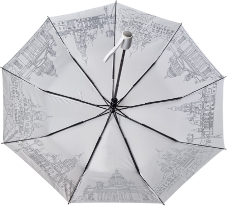 ЗОНТ ЧЕРНЫЙ ПОЛУАВТОМАТ PRC for TM