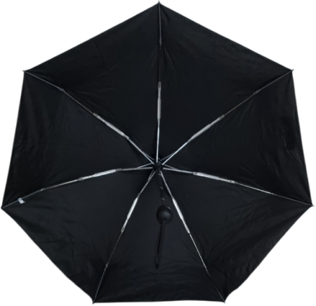 ЗОНТ ЧЕРНЫЙ АВТОМАТ ПЯТЬ СЛОЖЕНИЙ 7 СПИЦ