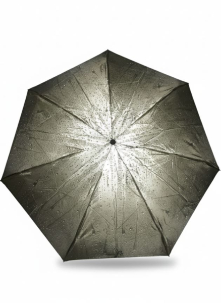 ЗОНТ КАПЛИ ДОЖДЯ РАЗНЫЕ ЦВЕТА АВТОМАТ ПЯТЬ СЛОЖЕНИЙ 7 СПИЦ