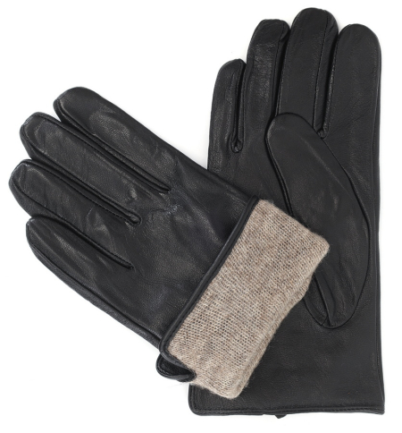 ПЕРЧАТКИ МУЖСКИЕ КОЖА ЯГНЕНКА / ШЕРСТЬ