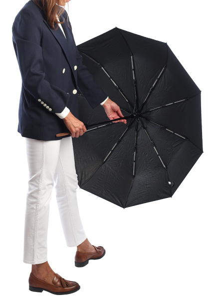 ЗОНТ МУЖСКОЙ ТЕМНО СИНИЙ АВТОМАТ АНТИВЕТЕР 10 СПИЦ