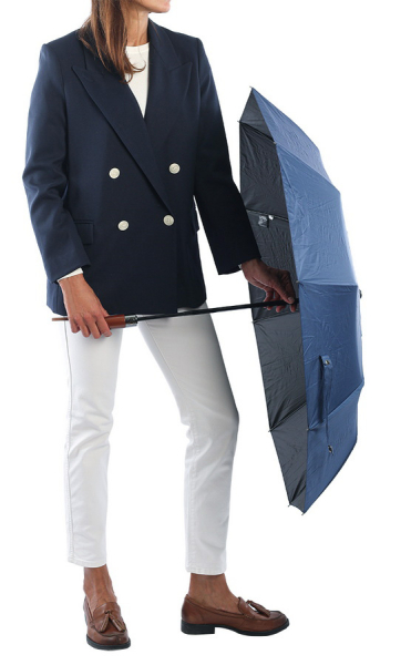 ЗОНТ МУЖСКОЙ ТЕМНО СИНИЙ АВТОМАТ АНТИВЕТЕР 10 СПИЦ