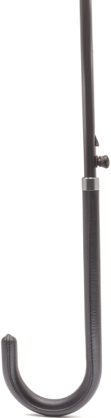 ЗОНТ ЖЕНСКИЙ ТРОСТЬ ЧЕРНО-БЕЛЫЙ В ПОЛОСКУ МЕХАНИКА 8 СПИЦ