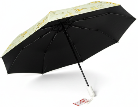 ЗОНТ ЖЕЛТЫЙ ЖЕЛТЫЕ ЦВЕТЫ АВТОМАТ АНТИВЕТЕР 8 СПИЦ