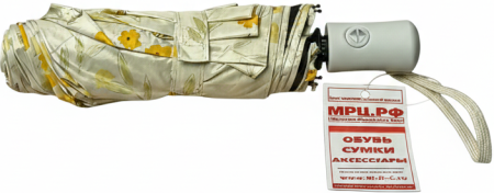 ЗОНТ ЖЕЛТЫЙ ЖЕЛТЫЕ ЦВЕТЫ АВТОМАТ АНТИВЕТЕР 8 СПИЦ