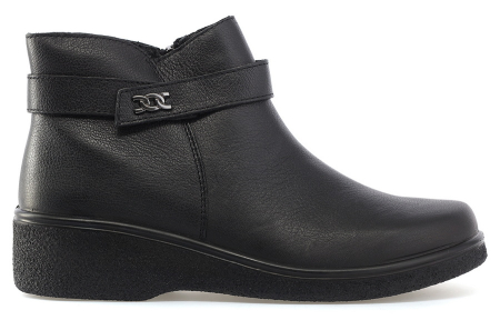 ЖЕНСКИЕ БОТИНКИ НАТУРАЛЬНАЯ КОЖА / БАЙКА РОСВЕСТ РОССИЯ