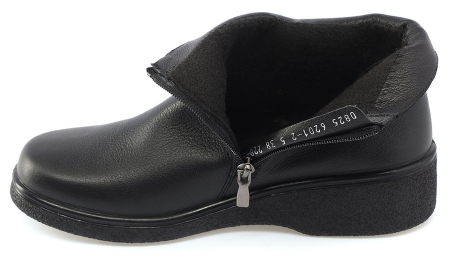 ЖЕНСКИЕ БОТИНКИ НАТУРАЛЬНАЯ КОЖА / БАЙКА РОСВЕСТ РОССИЯ