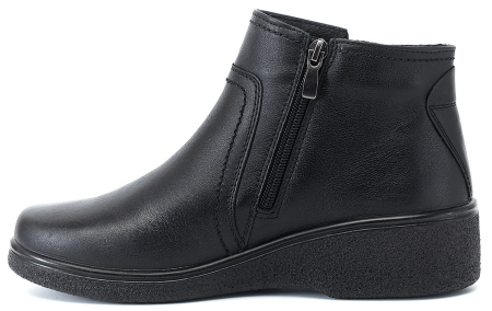 ЖЕНСКИЕ БОТИНКИ НАТУРАЛЬНАЯ КОЖА / БАЙКА РОСВЕСТ РОССИЯ