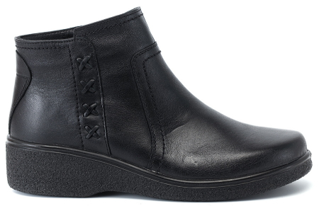 ЖЕНСКИЕ БОТИНКИ НАТУРАЛЬНАЯ КОЖА / БАЙКА РОСВЕСТ РОССИЯ