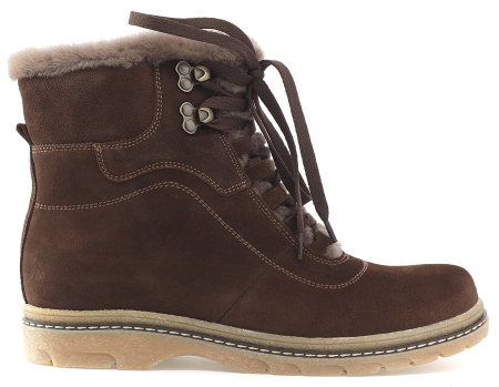 ЖЕНСКИЕ БОТИНКИ НАТУРАЛЬНАЯ КОЖА (ЗАМША) / ШЕРСТЬ МАРКО БЕЛАРУСЬ