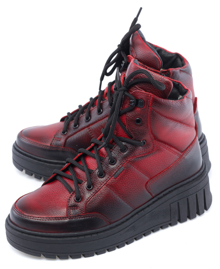 ЖЕНСКИЕ БОТИНКИ НАТУРАЛЬНАЯ КОЖА / НАТУРАЛЬНАЯ ШЕРСТЬ CORVETTO ИТАЛИЯ