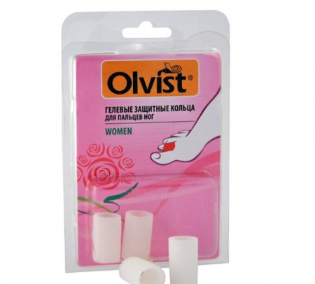 OLVIST ГЕЛЕВЫЕ ЗАЩИТНЫЕ КОЛЬЦА ДЛЯ ПАЛЬЦЕВ НОГ