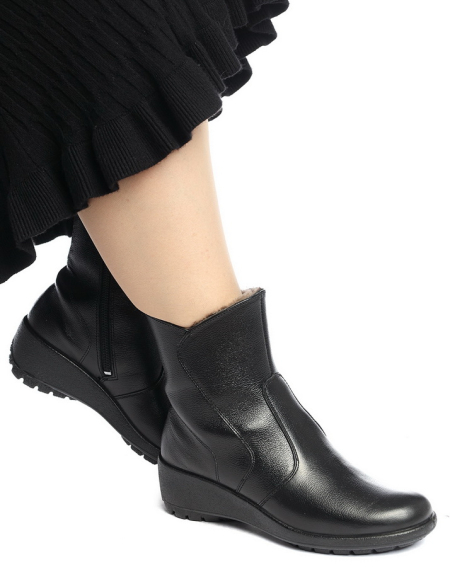 БОТИНКИ НАТУРАЛЬНАЯ КОЖА НАТУРАЛЬНЫЙ МЕХ ОТИКО БЕЛАРУСЬ