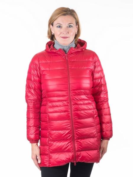 УЛЬТРАЛЁГКАЯ ПУХОВАЯ КУРТКА ДЛИННАЯ  L(42)-7XL(58)