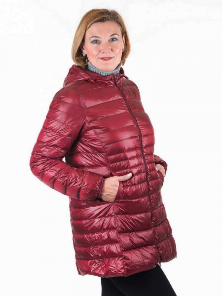 УЛЬТРАЛЁГКАЯ ПУХОВАЯ КУРТКА ДЛИННАЯ  L(42)-7XL(58)