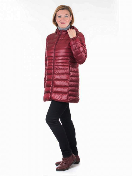 УЛЬТРАЛЁГКАЯ ПУХОВАЯ КУРТКА ДЛИННАЯ  L(42)-7XL(58)