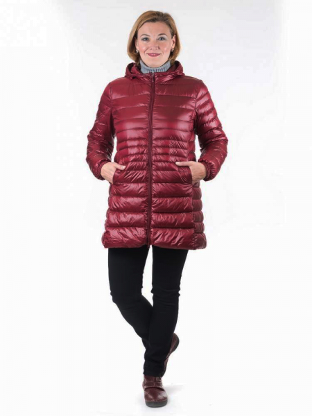 УЛЬТРАЛЁГКАЯ ПУХОВАЯ КУРТКА ДЛИННАЯ  L(42)-7XL(58)