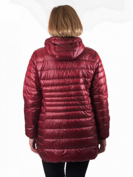 УЛЬТРАЛЁГКАЯ ПУХОВАЯ КУРТКА ДЛИННАЯ  L(42)-7XL(58)