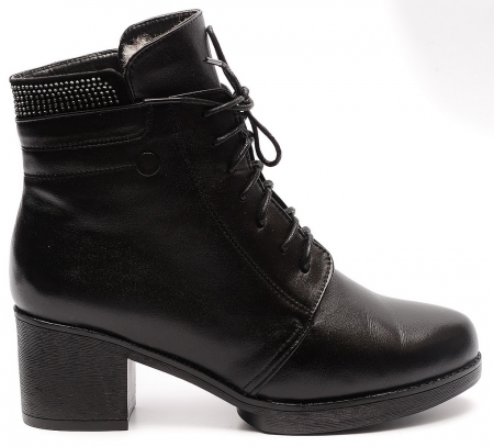 ЖЕНСКИЕ БОТИНКИ НАТУРАЛЬНАЯ КОЖА НАТУРАЛЬНЫЙ МЕХ GUGU ГЕРМАНИЯ