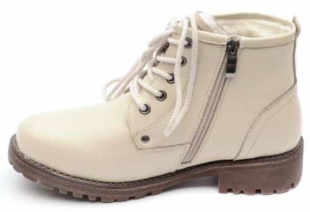 ЖЕНСКИЕ БОТИНКИ НАТУРАЛЬНАЯ КОЖА НАТУРАЛЬНЫЙ МЕХ GUGU ГЕРМАНИЯ