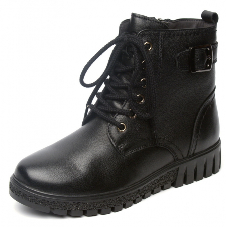 ЖЕНСКИЕ БОТИНКИ НАТУРАЛЬНАЯ КОЖА /ШЕРСТЬ GUGU ГЕРМАНИЯ