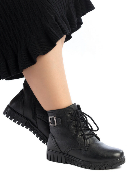 ЖЕНСКИЕ БОТИНКИ НАТУРАЛЬНАЯ КОЖА /ШЕРСТЬ GUGU ГЕРМАНИЯ