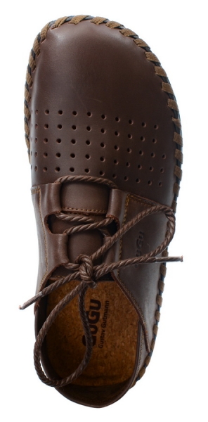 МУЖСКИЕ МОКАСИНЫ С ПЕРФОРАЦИЕЙ НАТУРАЛЬНАЯ КОЖА GUGU ГЕРМАНИЯ