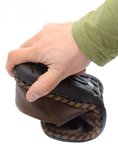 МУЖСКИЕ МОКАСИНЫ С ПЕРФОРАЦИЕЙ НАТУРАЛЬНАЯ КОЖА GUGU ГЕРМАНИЯ