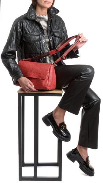 ЖЕНСКАЯ СУМКА НАТУРАЛЬНАЯ КОЖА KIKILOK КОРЕЯ