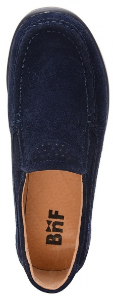 ЖЕНСКИЕ МОКАСИНЫ НА ТАНКЕТКЕ НАТУРАЛЬНАЯ ЗАМША BINIFOOT ТАЙВАНЬ