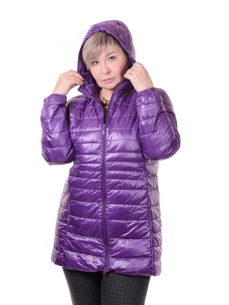УЛЬТРАЛЁГКАЯ ПУХОВАЯ КУРТКА ДЛИННАЯ  L(42)-7XL(58)