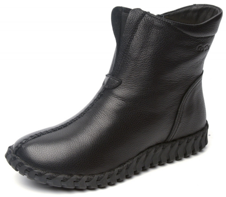 ЖЕНСКИЕ БОТИНКИ НАТУРАЛЬНАЯ КОЖА НАТУРАЛЬНЫЙ МЕХ GUGU ГЕРМАНИЯ