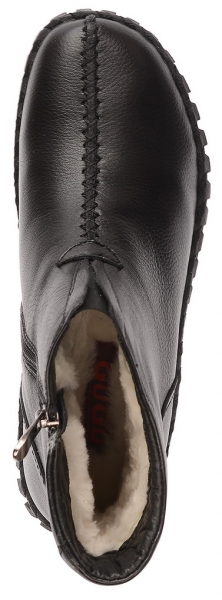 ЖЕНСКИЕ БОТИНКИ НАТУРАЛЬНАЯ КОЖА НАТУРАЛЬНЫЙ МЕХ GUGU ГЕРМАНИЯ