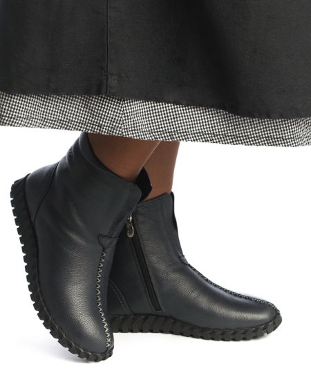 ЖЕНСКИЕ БОТИНКИ НАТУРАЛЬНАЯ КОЖА НАТУРАЛЬНЫЙ МЕХ GUGU ГЕРМАНИЯ