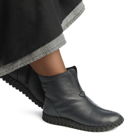 ЖЕНСКИЕ БОТИНКИ НАТУРАЛЬНАЯ КОЖА НАТУРАЛЬНЫЙ МЕХ GUGU ГЕРМАНИЯ