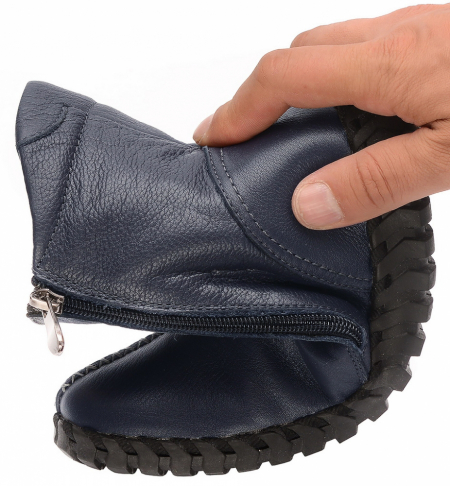 ЖЕНСКИЕ БОТИНКИ НАТУРАЛЬНАЯ КОЖА НАТУРАЛЬНЫЙ МЕХ GUGU ГЕРМАНИЯ