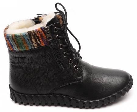 ЖЕНСКИЕ БОТИНКИ НАТУРАЛЬНАЯ КОЖА НАТУРАЛЬНЫЙ МЕХ GUGU ГЕРМАНИЯ