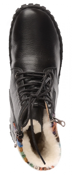 ЖЕНСКИЕ БОТИНКИ НАТУРАЛЬНАЯ КОЖА НАТУРАЛЬНЫЙ МЕХ GUGU ГЕРМАНИЯ