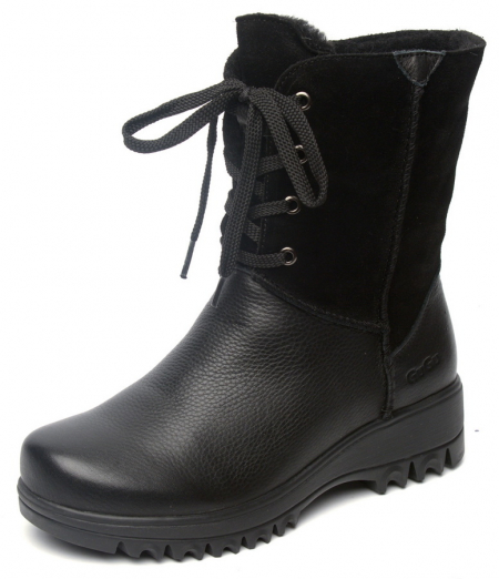 ЖЕНСКИЕ САПОГИ НАТУРАЛЬНАЯ КОЖА+ЗАМША/ШЕРСТЬ GUGU ГЕРМАНИЯ