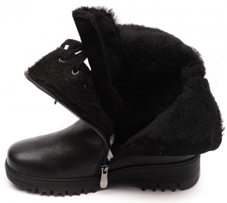 ЖЕНСКИЕ САПОГИ НАТУРАЛЬНАЯ КОЖА+ЗАМША/ШЕРСТЬ GUGU ГЕРМАНИЯ