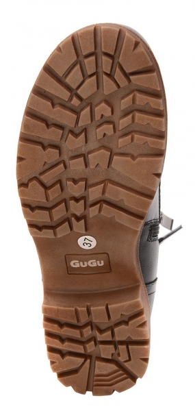 ЖЕНСКИЕ БОТИНКИ НАТУРАЛЬНАЯ КОЖА НАТУРАЛЬНЫЙ МЕХ GUGU ГЕРМАНИЯ