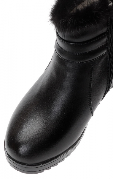 ЖЕНСКИЕ БОТИНКИ НАТУРАЛЬНАЯ КОЖА НАТУРАЛЬНЫЙ МЕХ GUGU ГЕРМАНИЯ